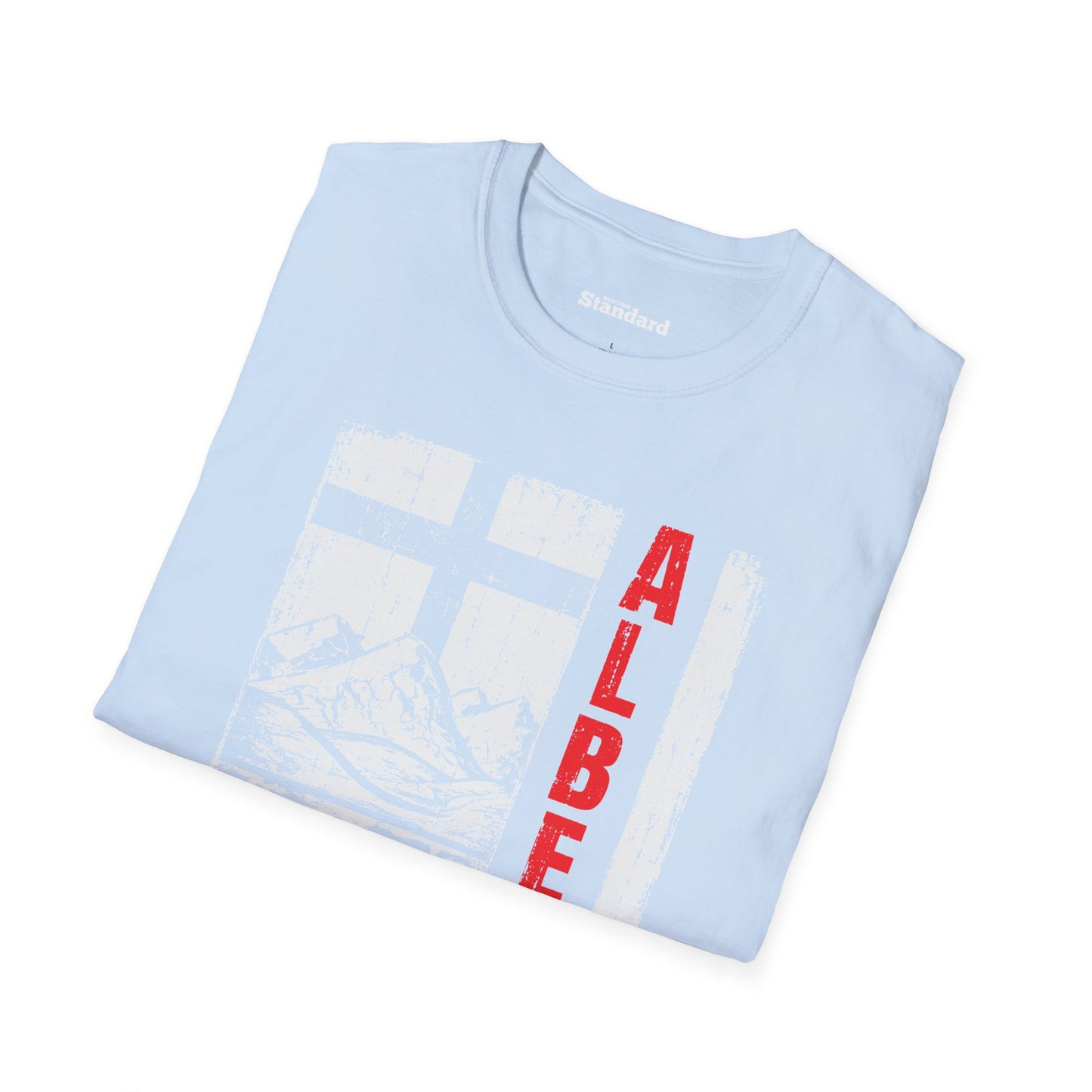 Rugged Alberta Red Unisex T-Shirt