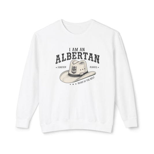 I Am Albertan Premium Unisex Crewneck Sweatshirt