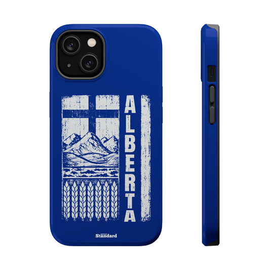 Rugged Alberta Blue MagSafe Phone Case