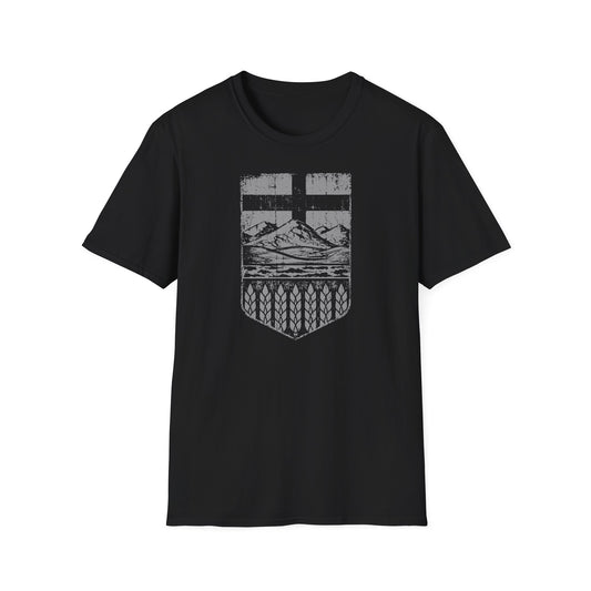 Rugged Alberta Shield Unisex T-Shirt