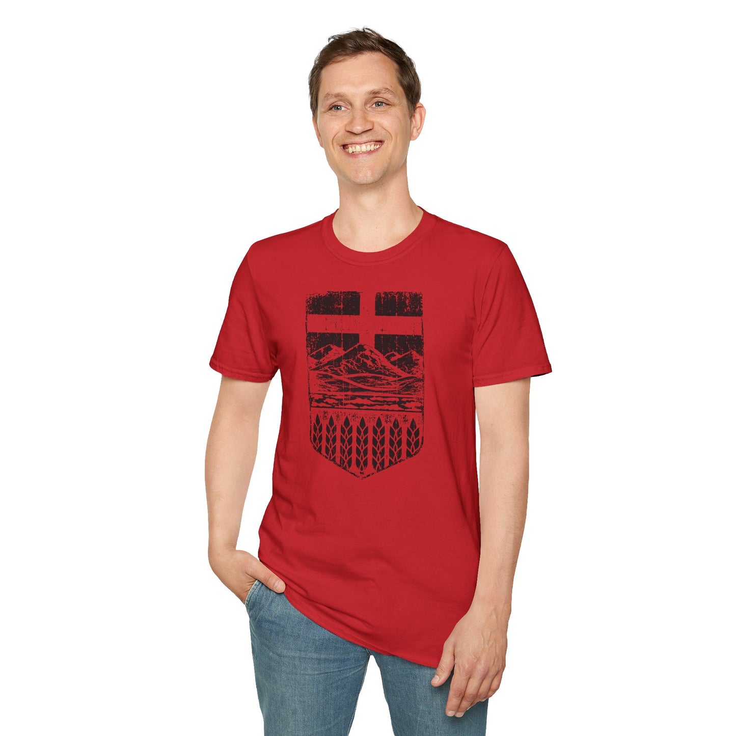 Rugged Alberta Shield Unisex T-Shirt