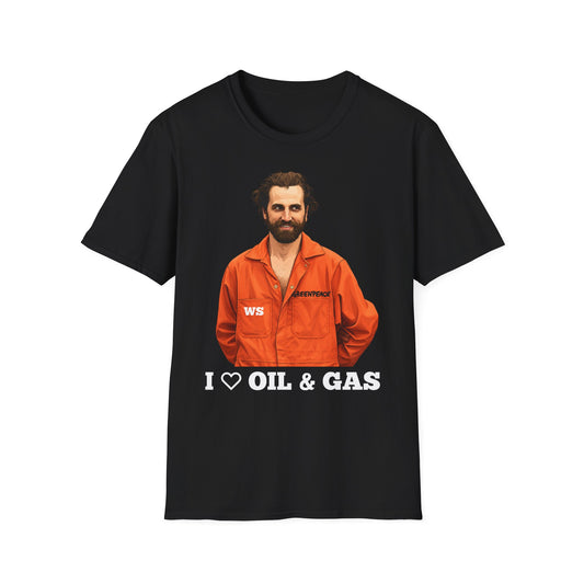 Guilbeault 'I Love Oil and Gas' Unisex T-Shirt