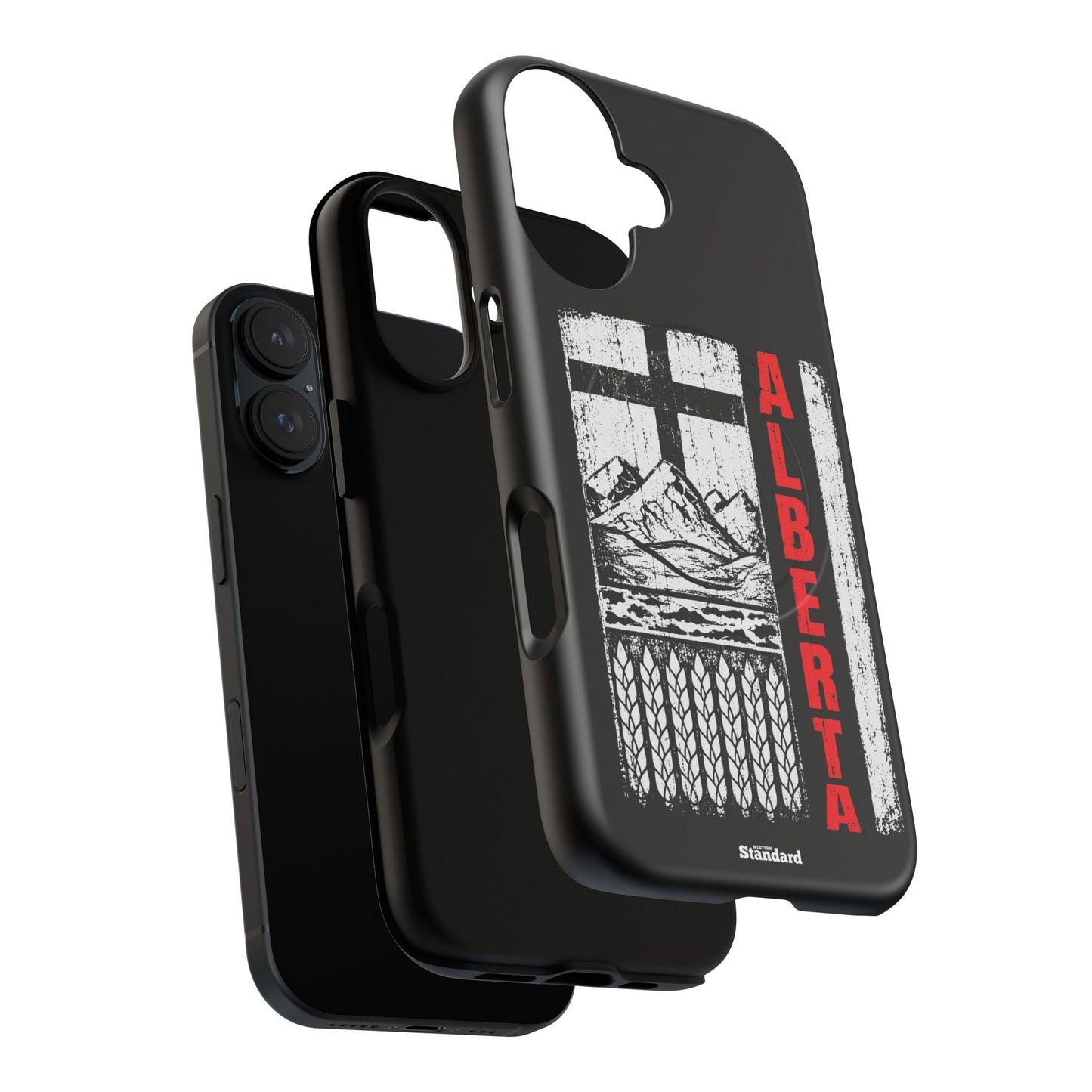 Rugged Alberta Black MagSafe Premium Case