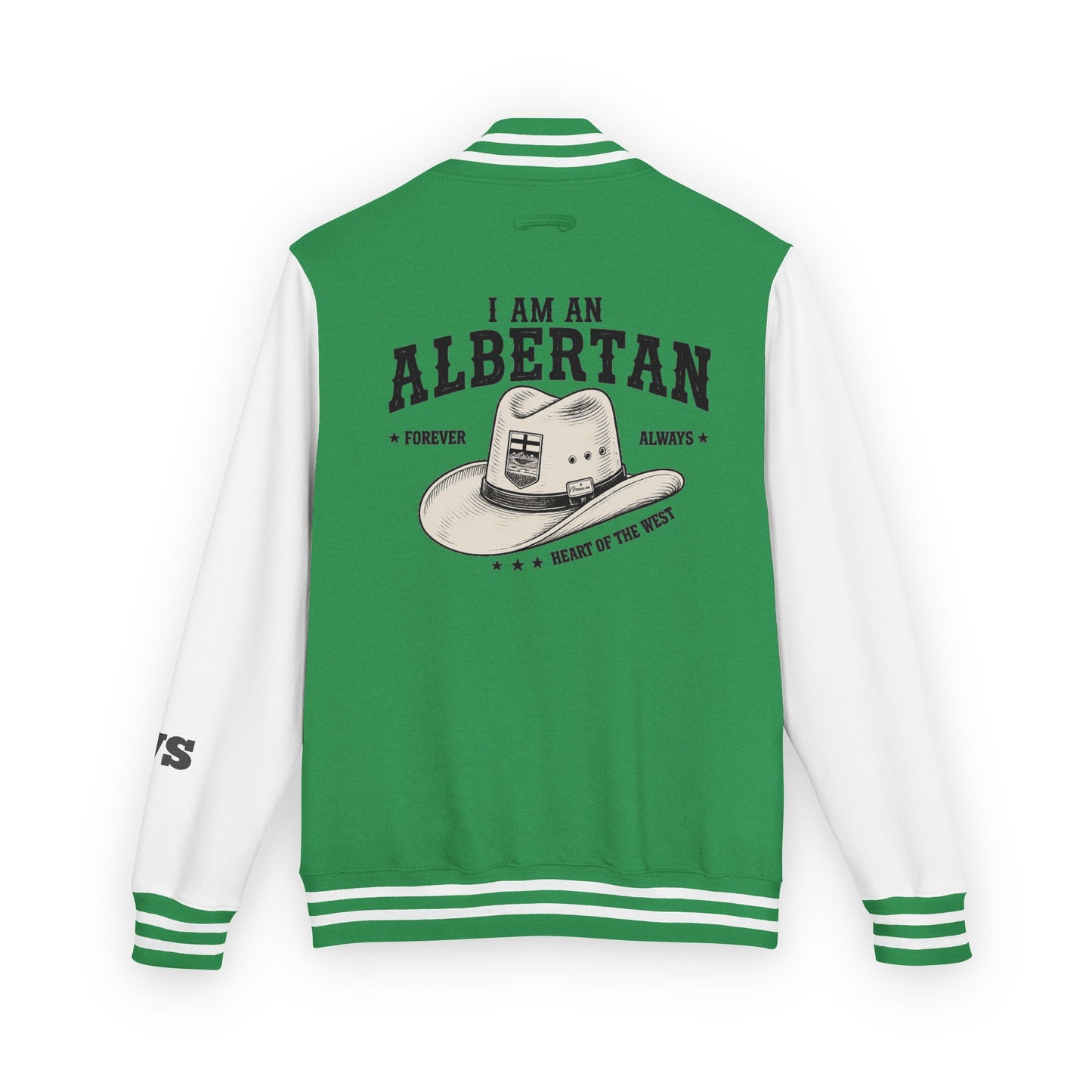I am Albertan Unisex Heavyweight Letterman Jacket