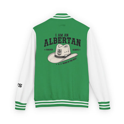 I am Albertan Unisex Heavyweight Letterman Jacket