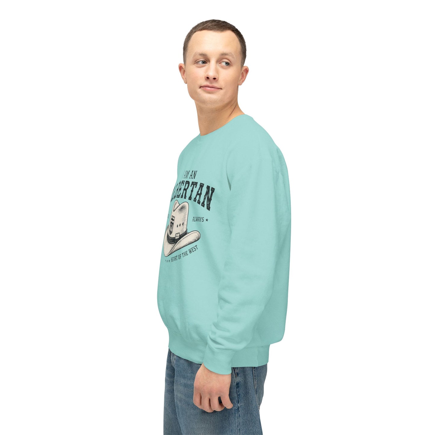 I Am Albertan Premium Unisex Crewneck Sweatshirt