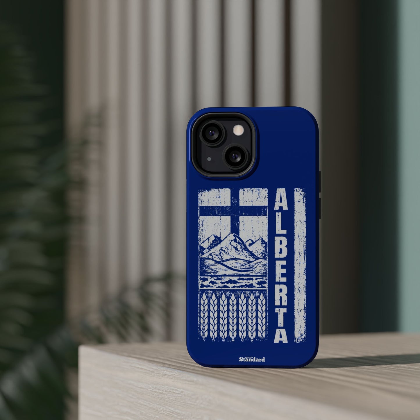 Rugged Alberta Blue MagSafe Phone Case