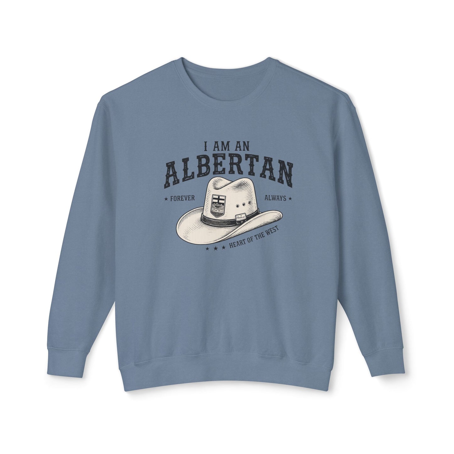 I Am Albertan Premium Unisex Crewneck Sweatshirt