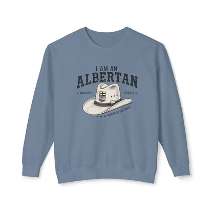 I Am Albertan Premium Unisex Crewneck Sweatshirt