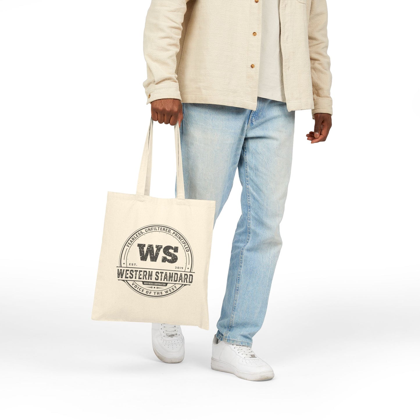 Vintage Western Standard Tote Bag