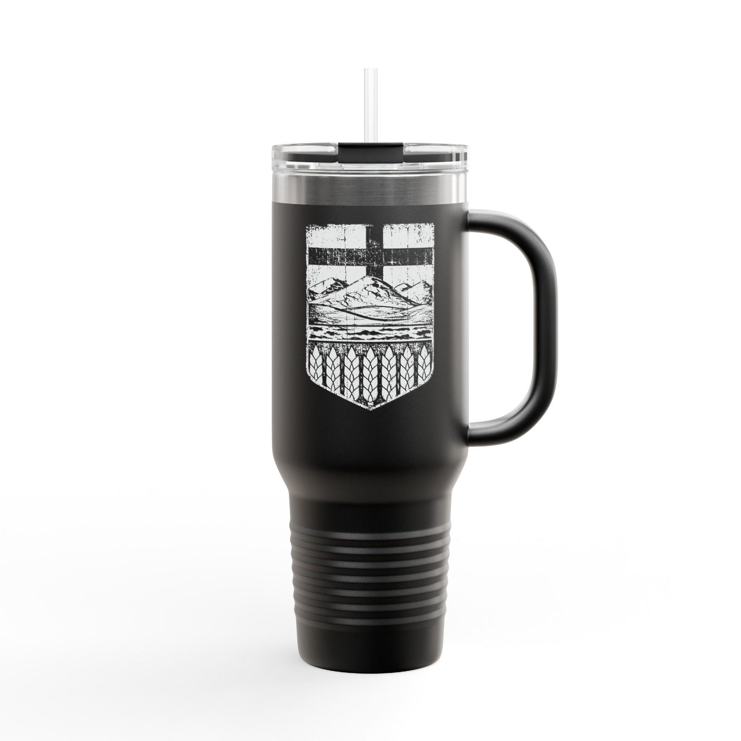 Rugged Alberta Shield Insulated Travel Mug, 40oz