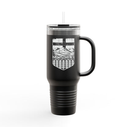Rugged Alberta Shield Insulated Travel Mug, 40oz