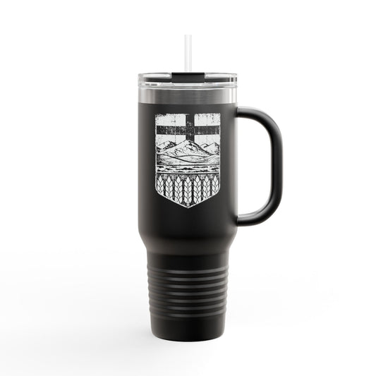 Rugged Alberta Shield Insulated Travel Mug, 40oz