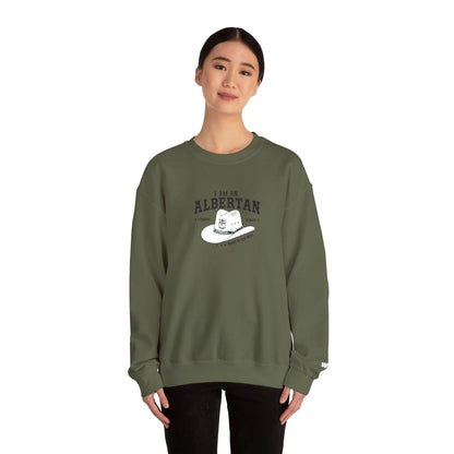 I Am Albertan Unisex Premium Crewneck Sweatshirt (Embroidered)