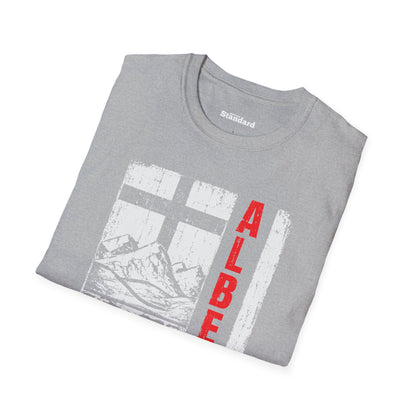 Rugged Alberta Red Unisex T-Shirt