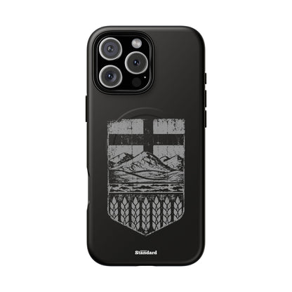 Rugged Alberta Shield Black MagSafe Premium Case