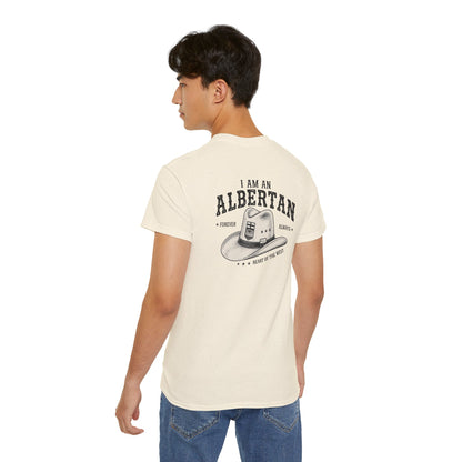 I am Albertan (On the Back) Unisex Premium Tee
