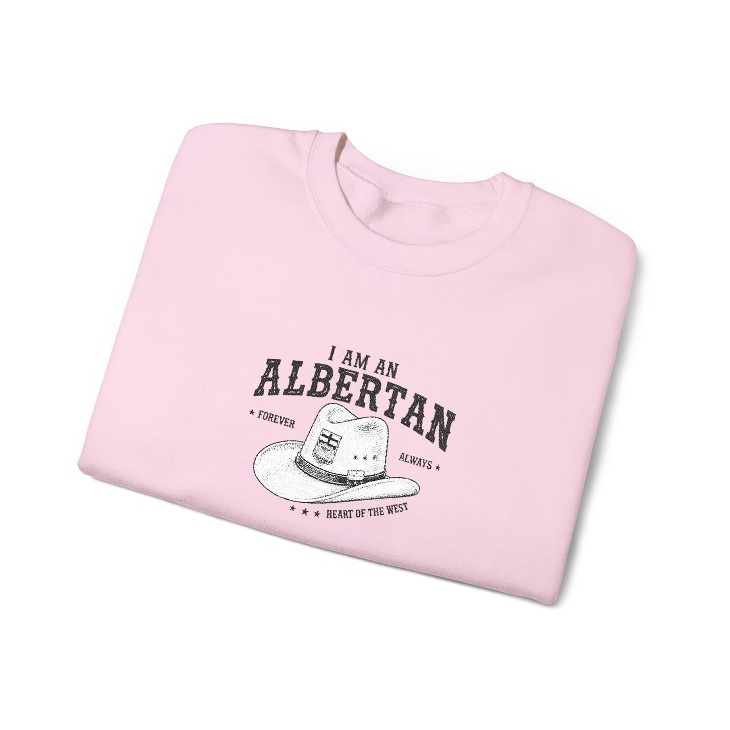 I Am Albertan Unisex Premium Crewneck Sweatshirt (Embroidered)