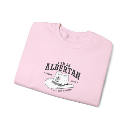 I Am Albertan Unisex Premium Crewneck Sweatshirt (Embroidered)