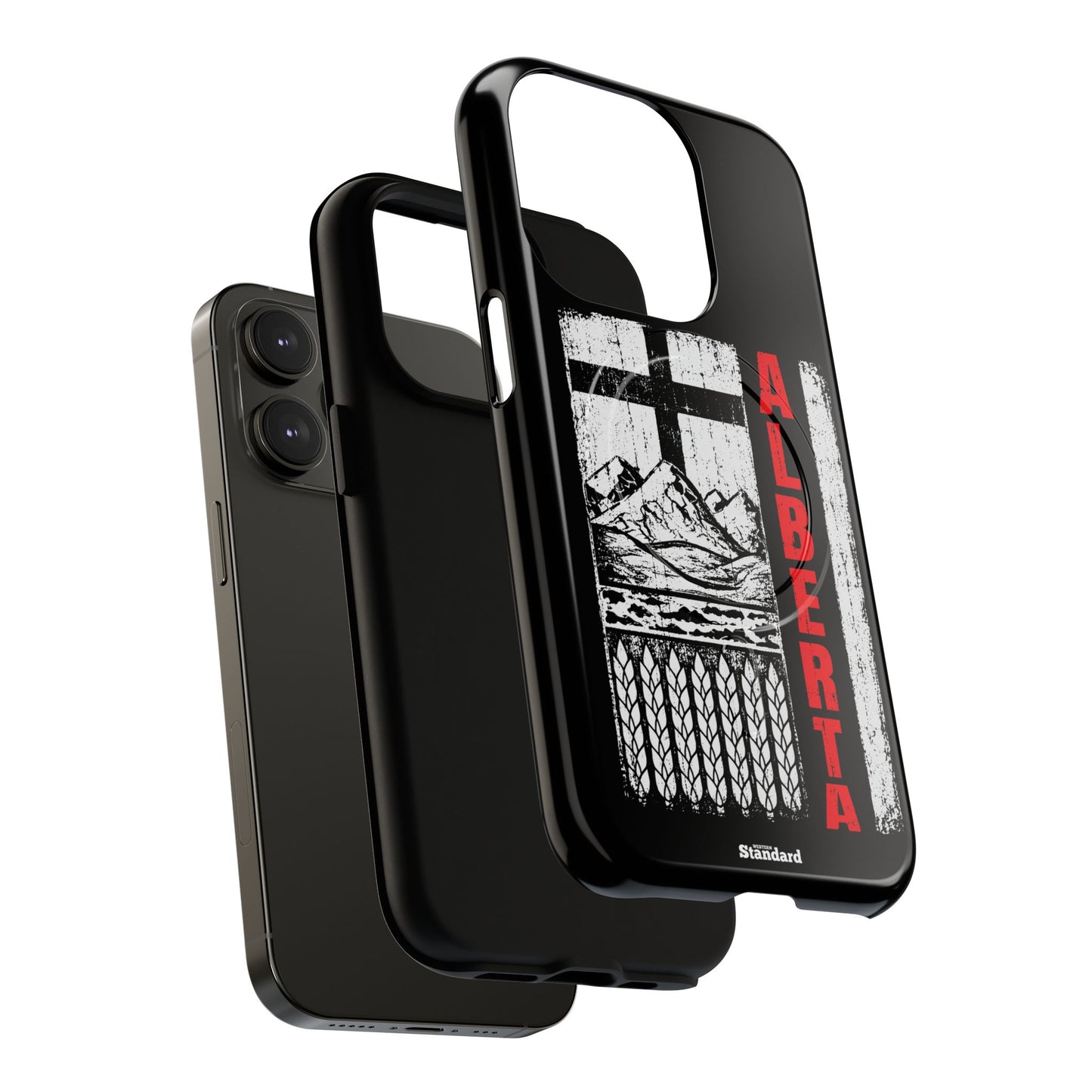Rugged Alberta Black MagSafe Premium Case