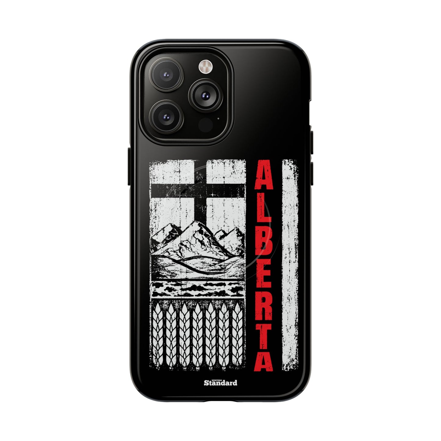 Rugged Alberta Black MagSafe Premium Case