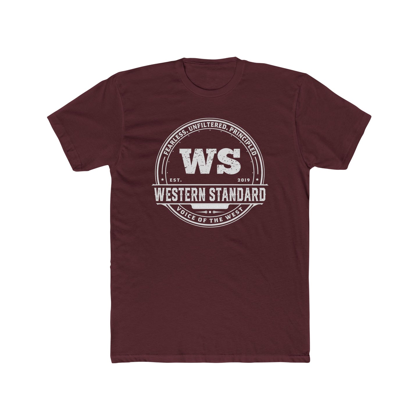 Vintage Western Standard Men's Cotton T-Shirt