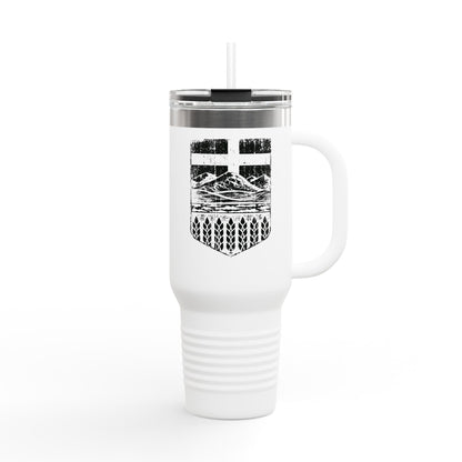 Rugged Alberta Shield Insulated Travel Mug, 40oz
