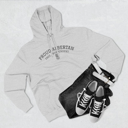 Proud Albertan Simple Unisex Varsity Hoodie