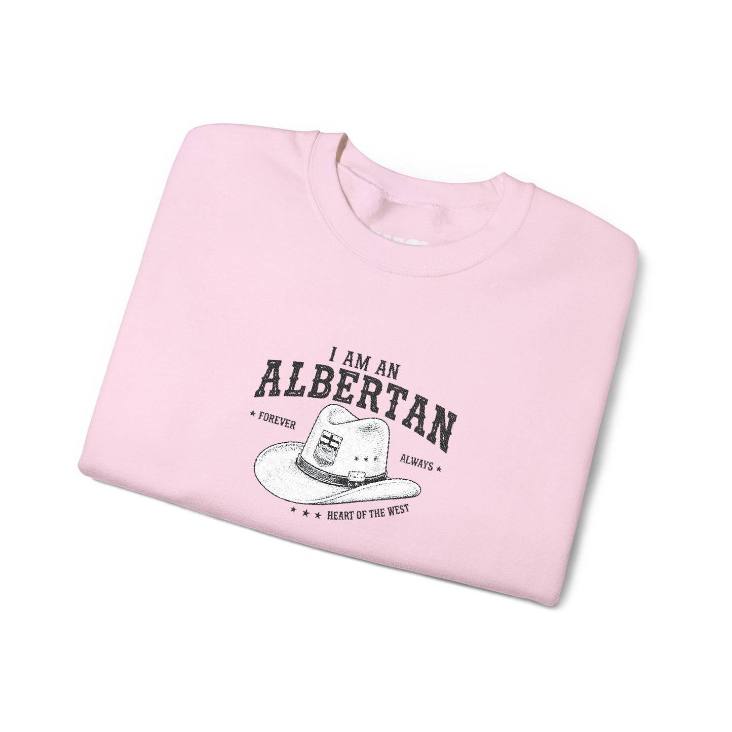 I Am Albertan Unisex Premium Crewneck Sweatshirt (Embroidered)