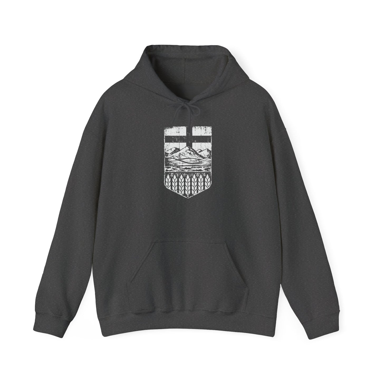 Rugged Shield of Alberta Unisex Hoodie