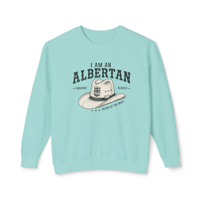 I Am Albertan Premium Unisex Crewneck Sweatshirt