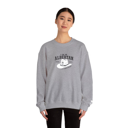 I Am Albertan Unisex Premium Crewneck Sweatshirt (Embroidered)