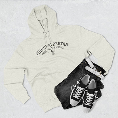 Proud Albertan Simple Unisex Varsity Hoodie