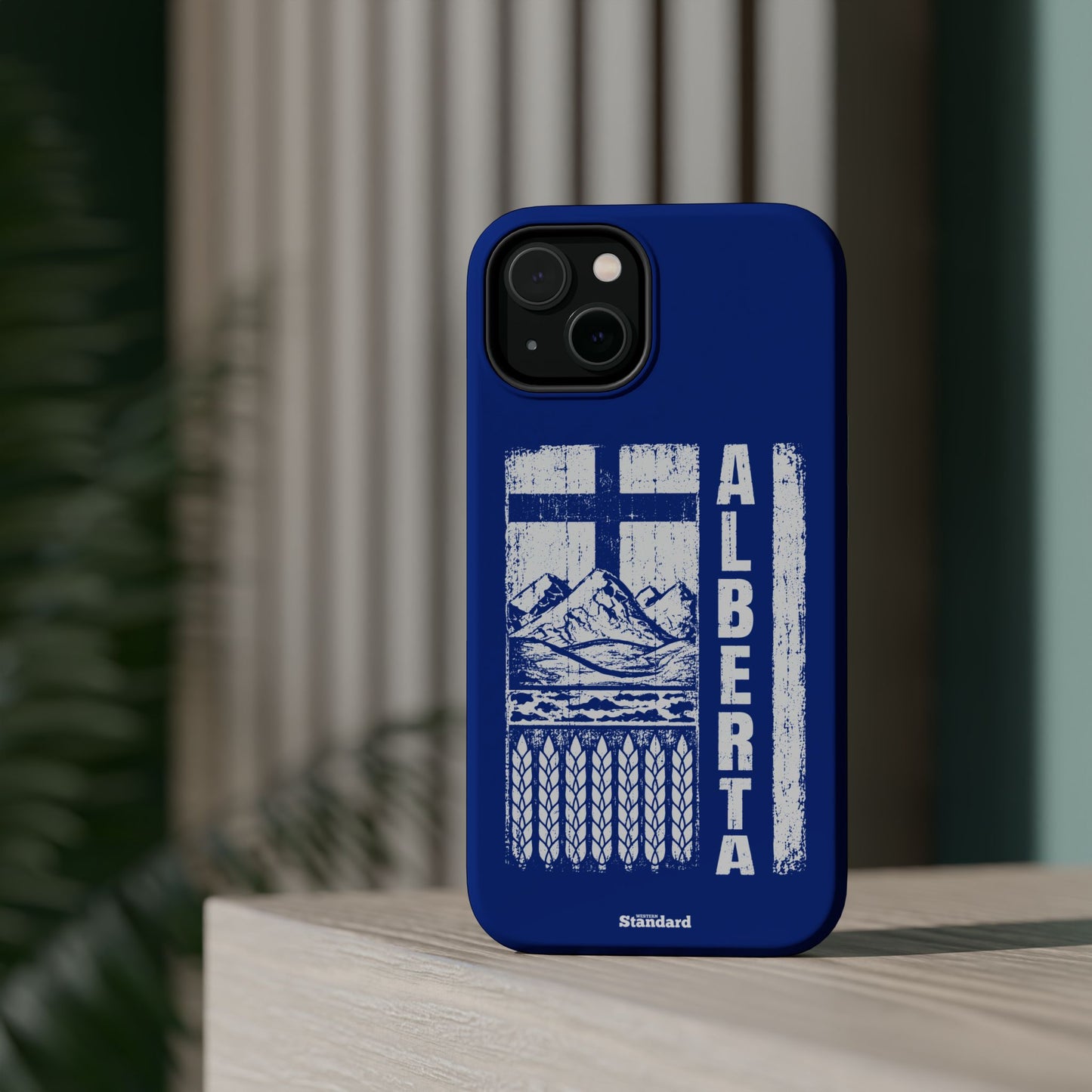 Rugged Alberta Blue MagSafe Phone Case