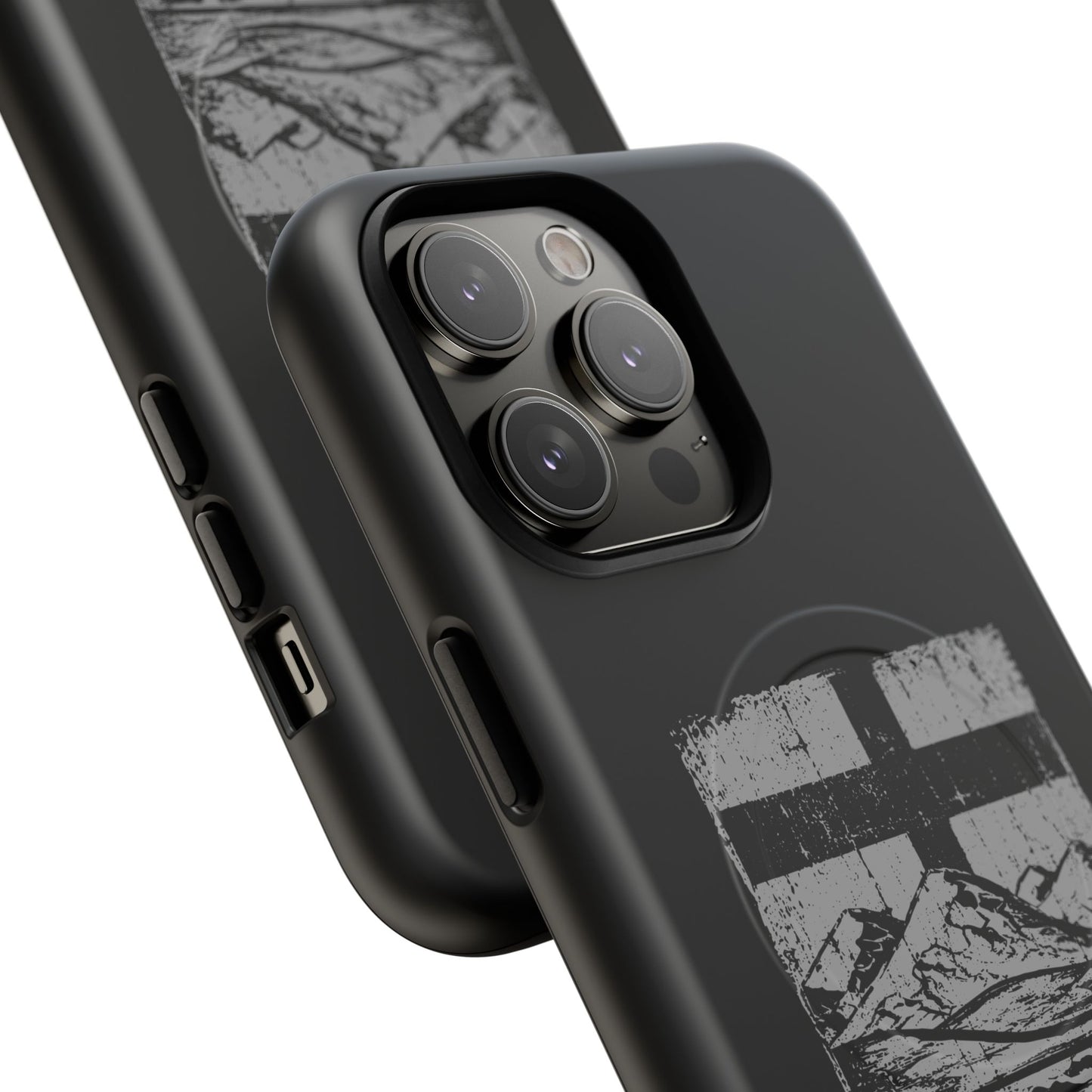 Rugged Alberta Shield Black MagSafe Premium Case