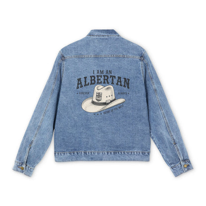 I Am Albertan Men's Denim Jacket