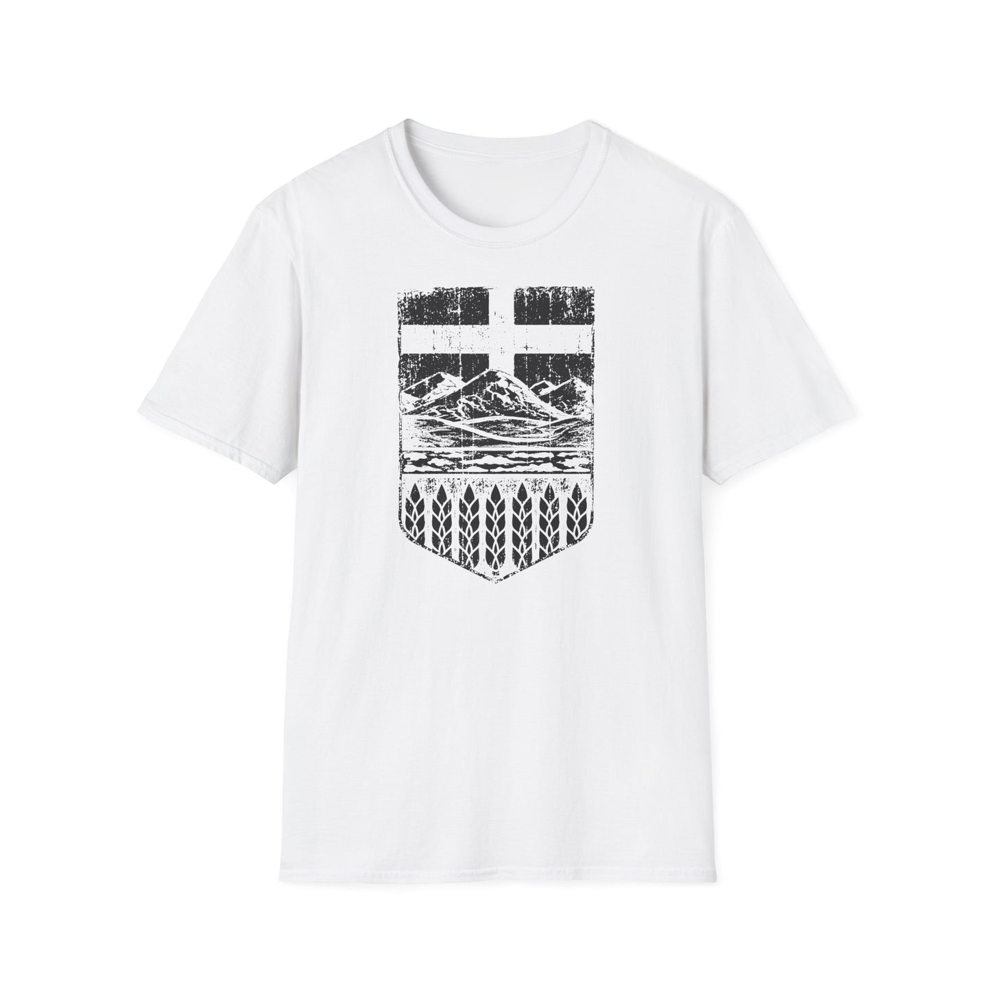 Rugged Alberta Shield Unisex T-Shirt