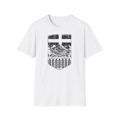 Rugged Alberta Shield Unisex T-Shirt