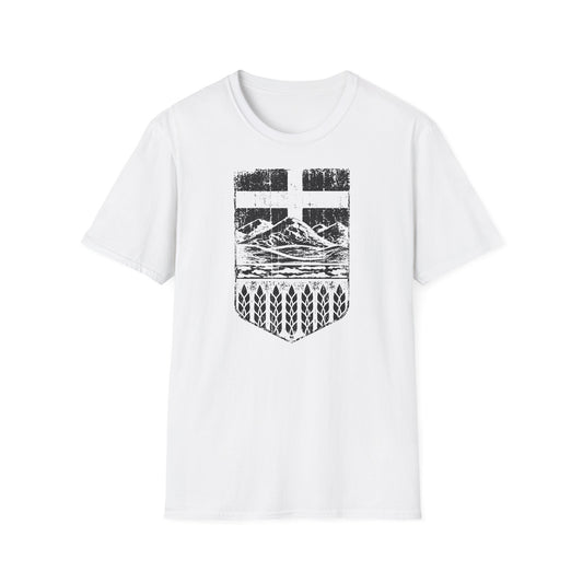 Rugged Alberta Shield Unisex T-Shirt