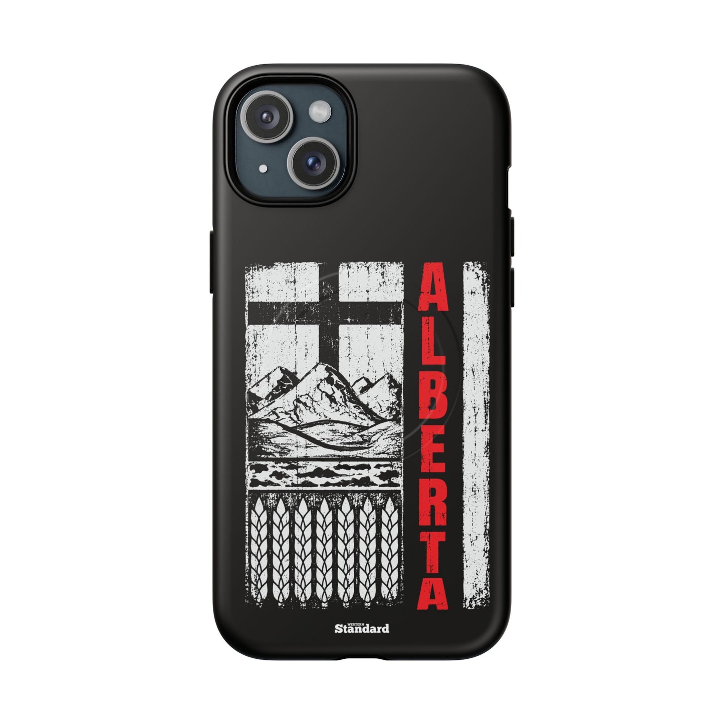 Rugged Alberta Black MagSafe Premium Case