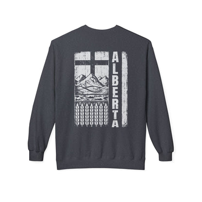 Rugged Alberta (On the Back) Crewneck Sweatshirt