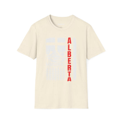 Rugged Alberta Red Unisex T-Shirt