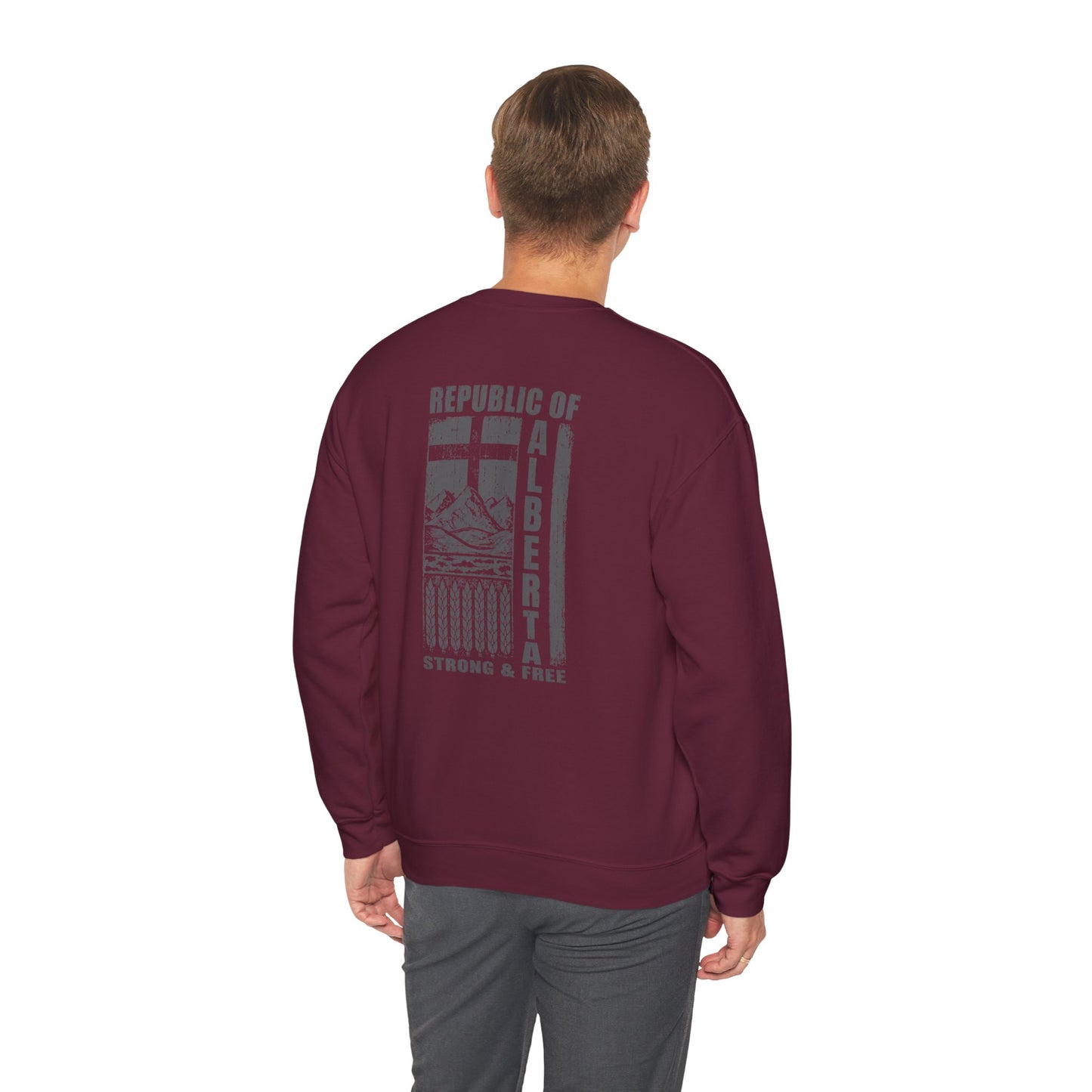 Republic of Alberta (On the Back) Premium Crewneck Sweatshirt