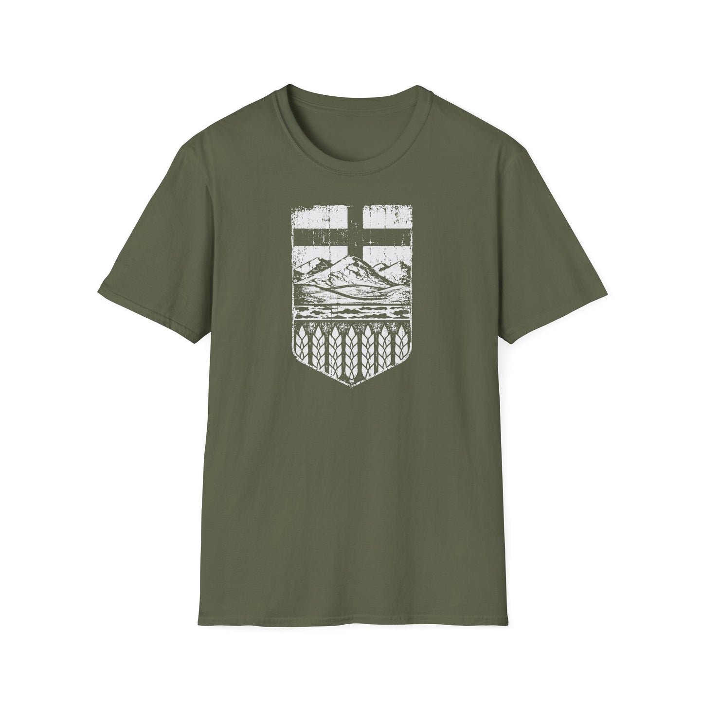 Rugged Alberta Shield Unisex T-Shirt
