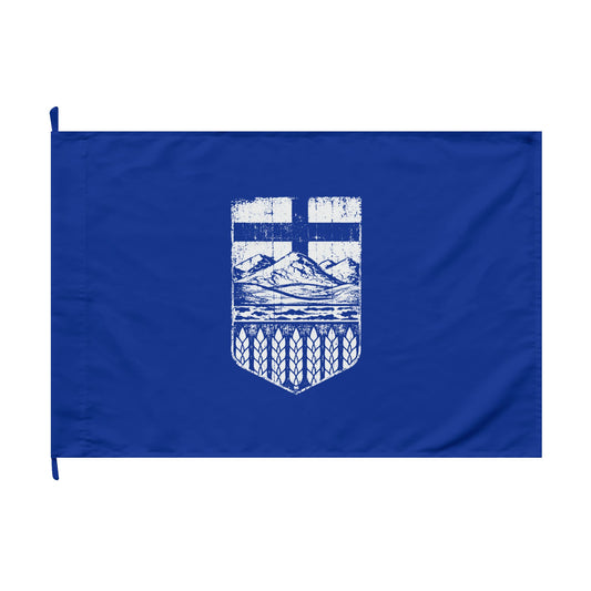 Rustic Alberta Flag