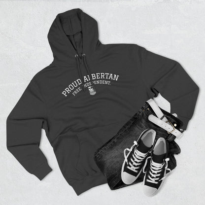 Proud Albertan Simple Unisex Varsity Hoodie