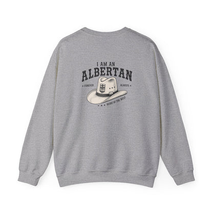 I Am Albertan (On the Back) Unisex Sweatshirt