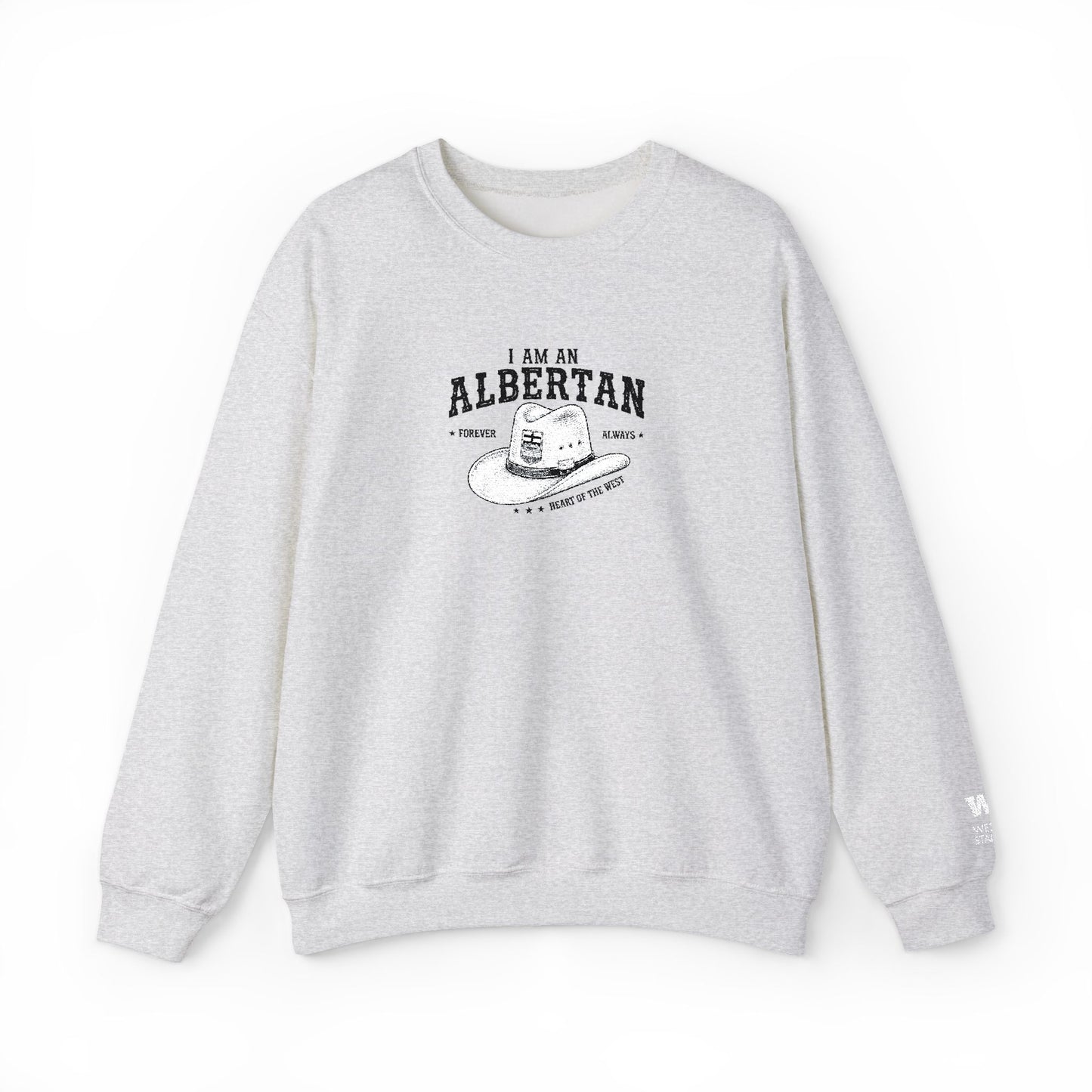 I Am Albertan Unisex Premium Crewneck Sweatshirt (Embroidered)