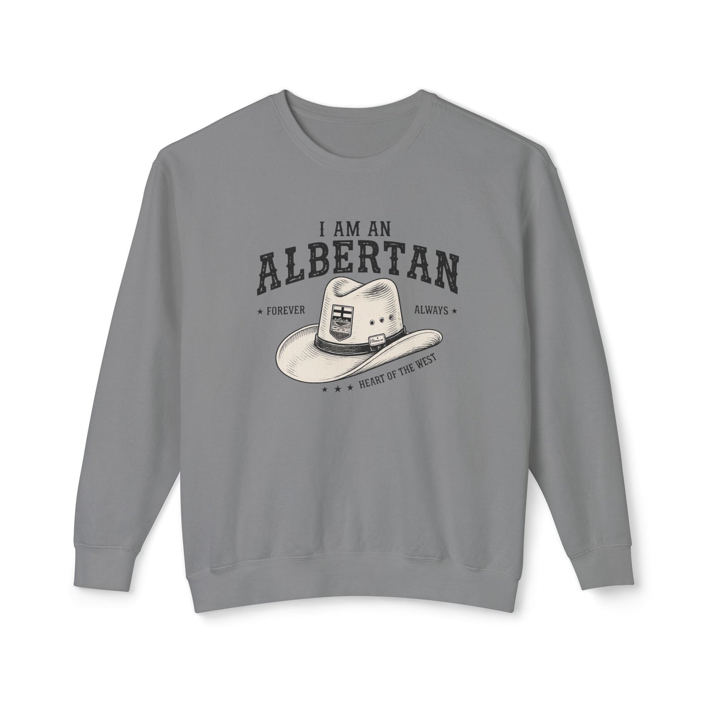 I Am Albertan Premium Unisex Crewneck Sweatshirt