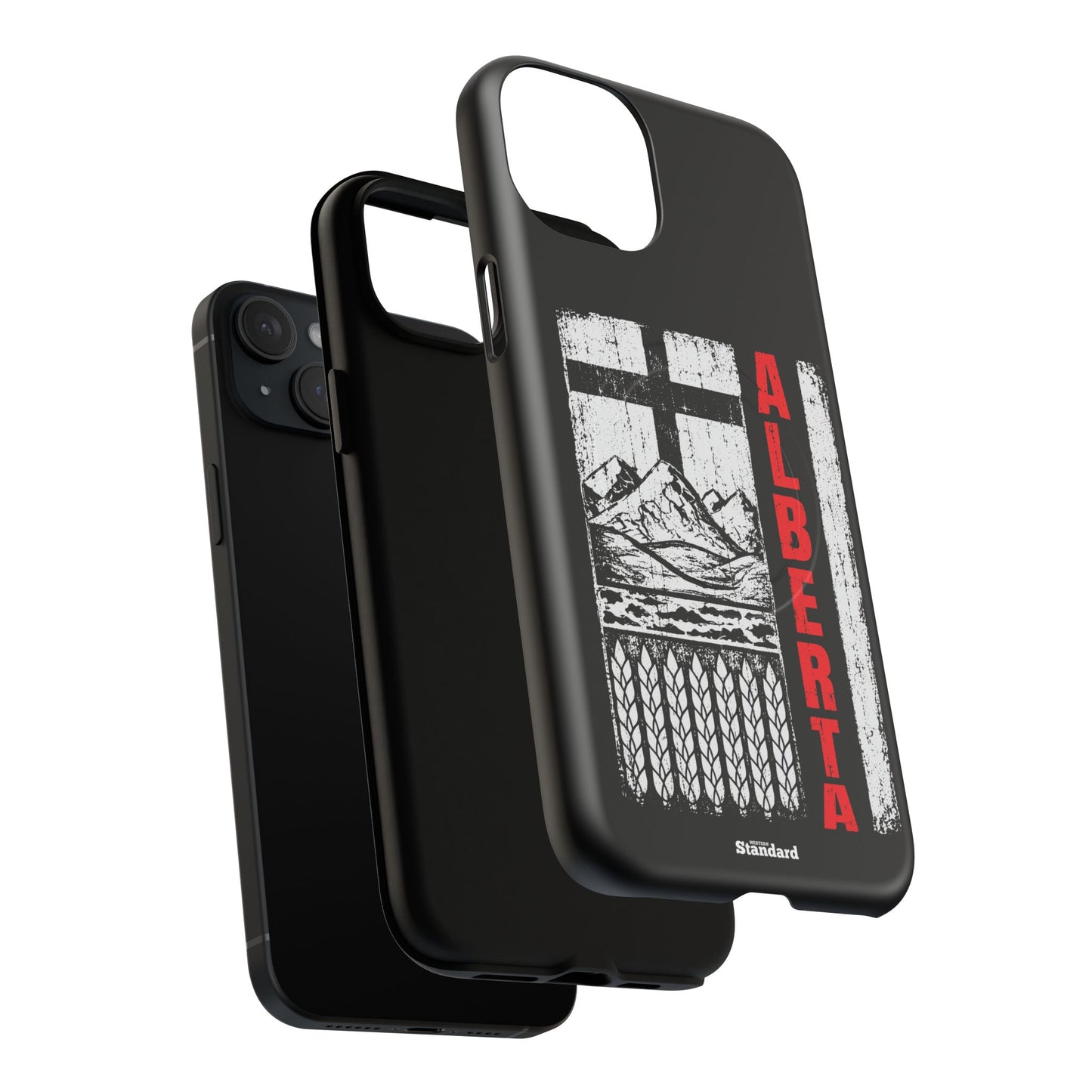 Rugged Alberta Black MagSafe Premium Case